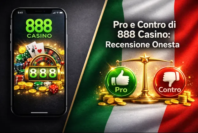 Pro e Contro di 888 Casino: Recensione Onesta