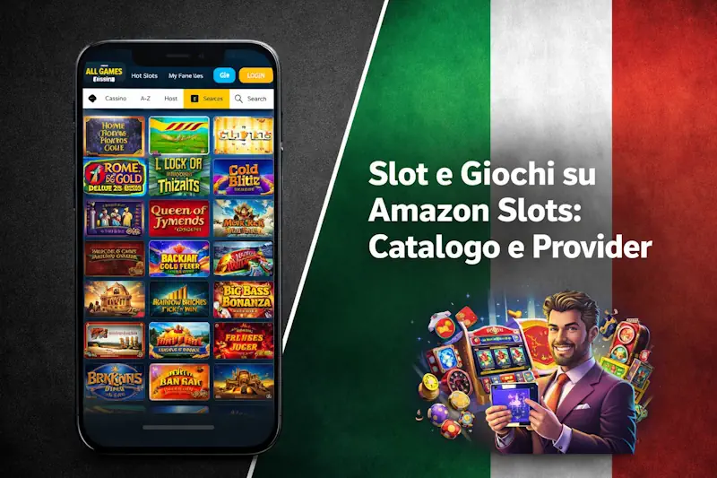 Slot e Giochi su Amazon Slots: Catalogo e Provider