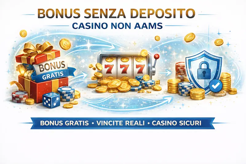 Bonus senza deposito casino non AAMS: valore reale e limiti