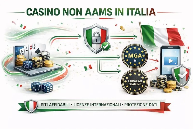 Casino non AAMS in Italia: guida ai siti sicuri, legali e con prelievo rapido (2026)