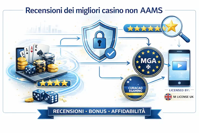 Recensioni dei migliori casino non AAMS